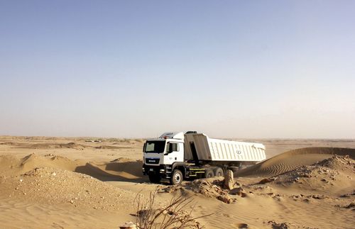 MAN TGS WW truck in Saudi Arabia